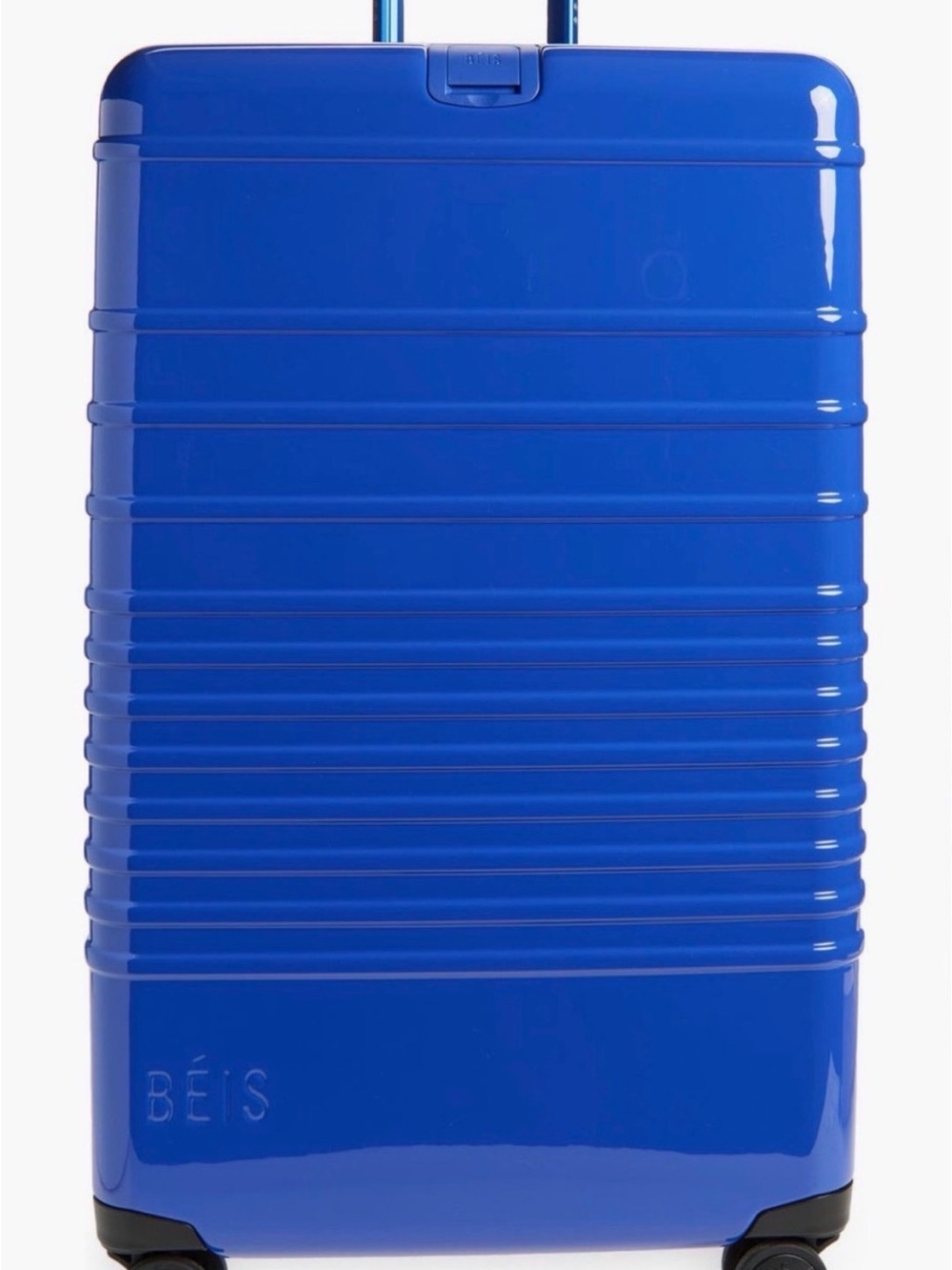 BEIS Limited Edition Rare Royal Bright Blue Hardshell Spinner Suitcase Large